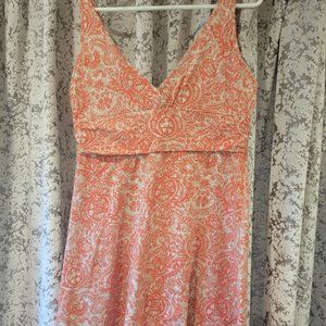 Patagonia Margot Dress Organic Cotton Orange Tan